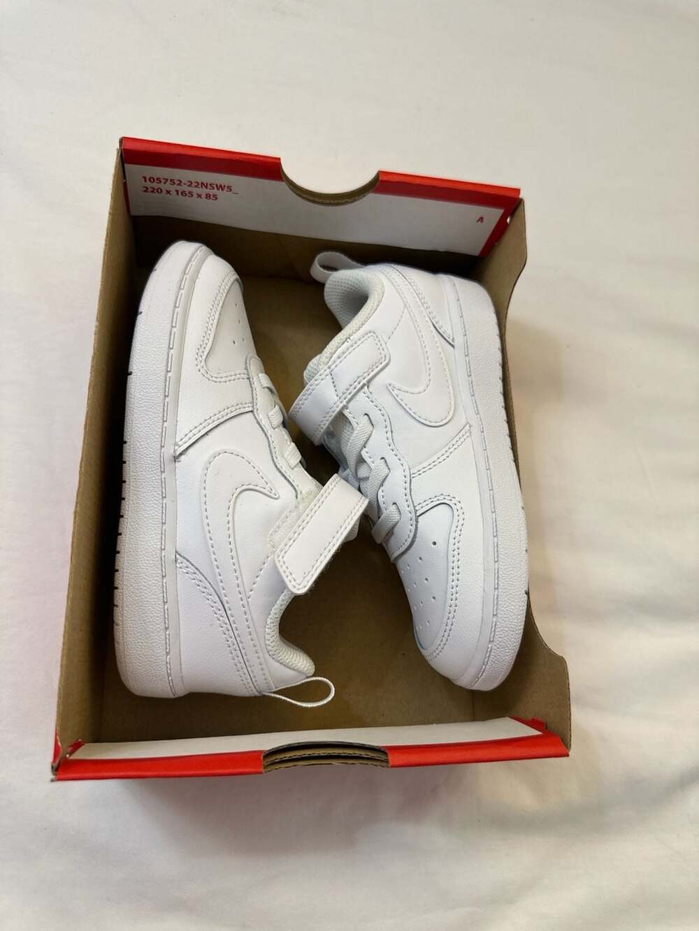 Little Kids' Nike Court Borough Low Recraft Stretch Lace Casual Shoes